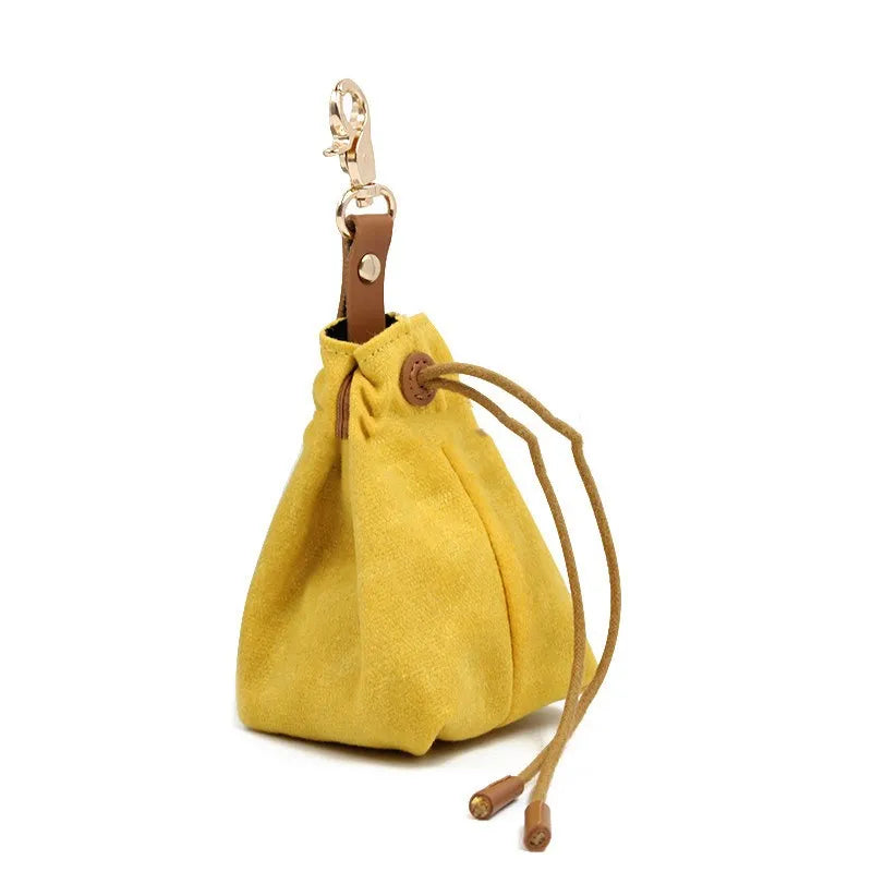 Outdoor Dog-walking Hanging Waist Felt Grain Bag